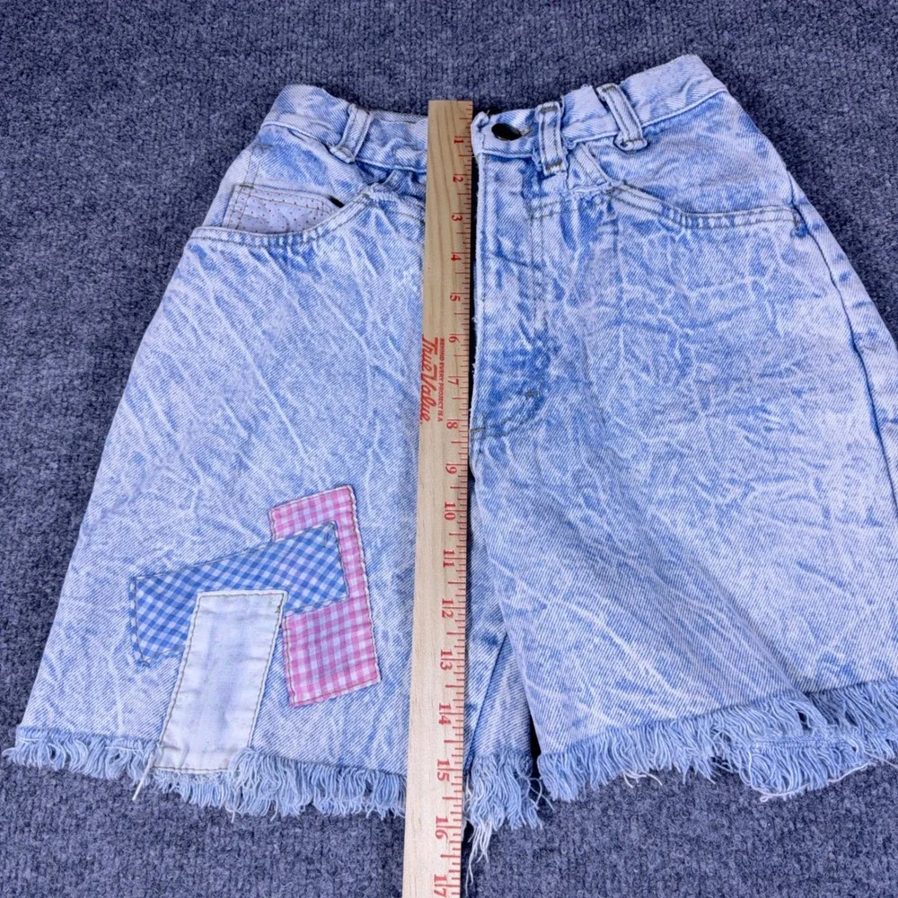 Vintage  Beverly Hills Denim Co Acid Wash High Waist Jean Shorts 80s/90s Size 3